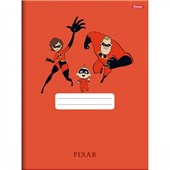 Caderno Brochura 1/4 80F Disney Pixar 9058 Capa Sortida Foroni