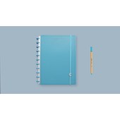 Caderno Inteligente Grande All Blue 80 Folhas 90g