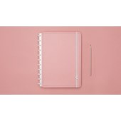Caderno Inteligente Medio Rose Pastel 80 Folhas 90g