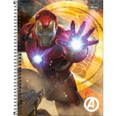 Caderno Universitário 1 Matéria 80F Avengers Capa Sortida Tilibra