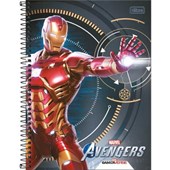 Caderno Universitário 10 Matérias 160F Avengers Game Capa Sortida Tilibra