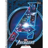 Caderno Universitário 10 Matérias 160F Avengers Game Capa Sortida Tilibra