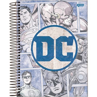 Caderno Universitário 15 Matérias 240F DC Comics Capa Sortida Jandaia