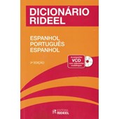 DICIONARIO ESPANHOL/PORTUGUES COM CD 3ª RIDEEL