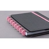 Discos + Elastico Grande Rosa Sertão 31mm Caderno Inteligente