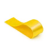 Fita Cetim Liso Amarelo Canário 3,5mmx100m Cromus