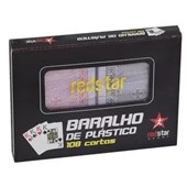 JOGO BARALHO PLASTICO 108 CARTAS REDSTAR SPORT ELJ0302
