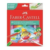 Lápis de Cor Aquarelável 48 Cores Faber Castell
