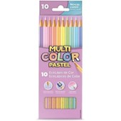 Lápis de Cor Pastel 10 Cores Multicolor Faber Castell