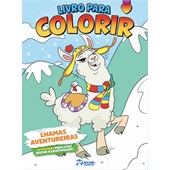 Livro Para Colorir - Meninas: Lhamas Aventureiras - Rideel