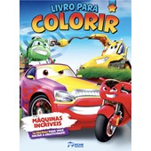 Livro Para Colorir - Meninos: Maquinas Incriveis - Rideel