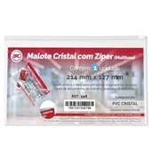 Malote Cristal com Zíper 214X127mm 998 Dac