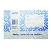 Recibo Comercial Sem Canhoto 1/16 50F Grafset