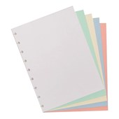 Refil Grande Sem Pauta Colorido 50 Folhas 120g Caderno Inteligente