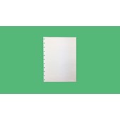 Refil Pautado Linha Branca A5 50 Folhas 90g Caderno Inteligente