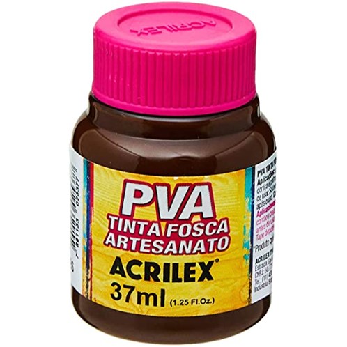 TINTA PVA FOSCA 37ML CHOCOLATE (814) ACRILEX