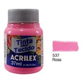 TINTA TECIDO FOSCA 37ML ROSA (537) ACRILEX