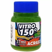 Tinta Vitro 150 Base Agua 37Ml Verde Folha (510) Acrilex